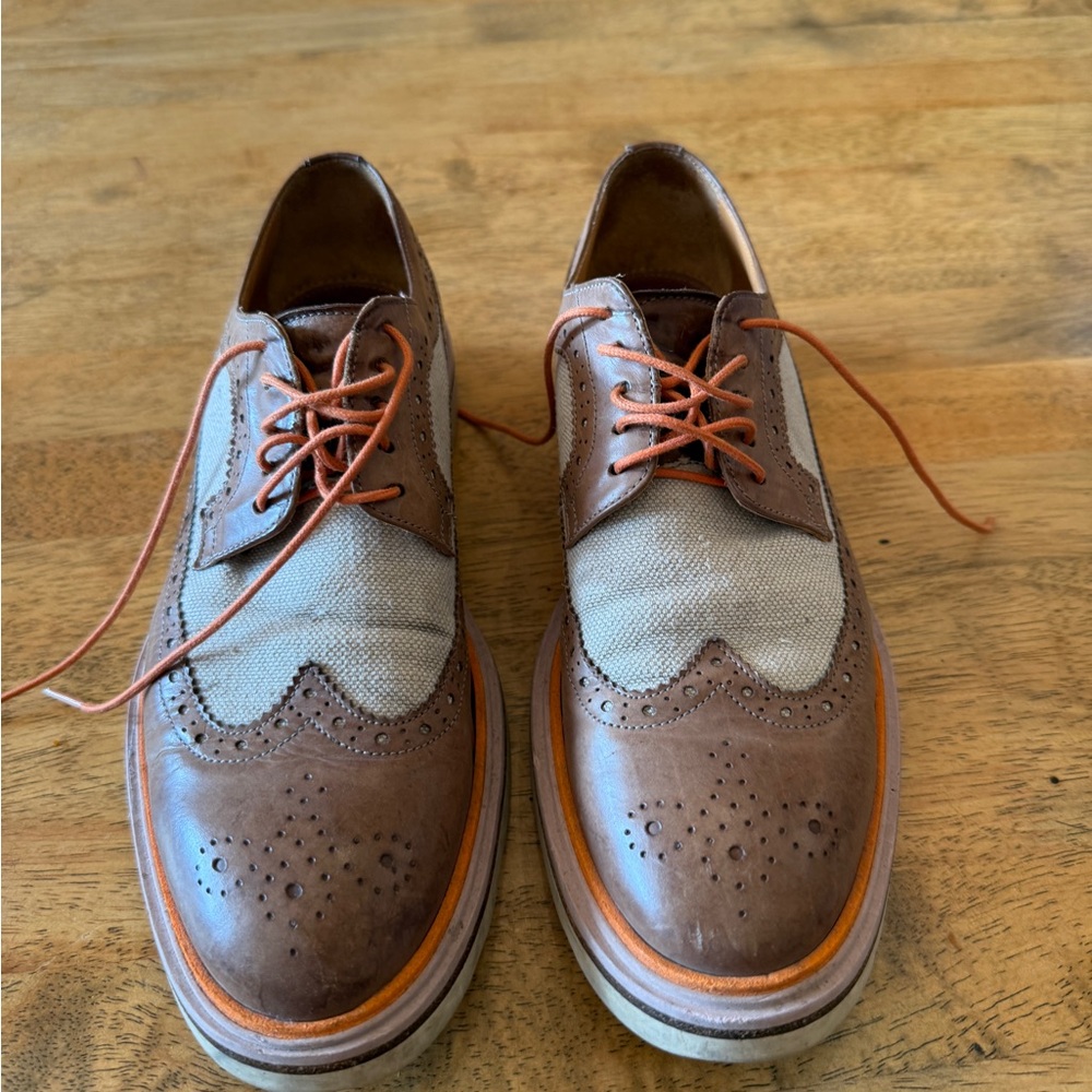 Paul Smith Women’s Brown and Tan Brogues